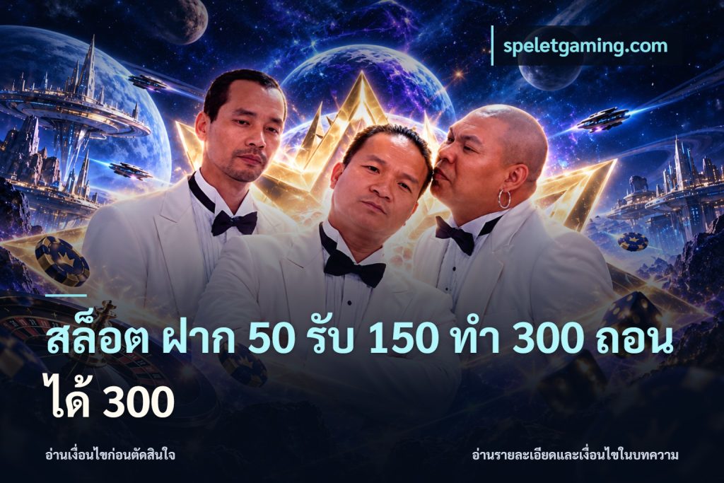 สล็อต ฝาก 50 รับ 150 ทํา 300 ถอนได้ 300