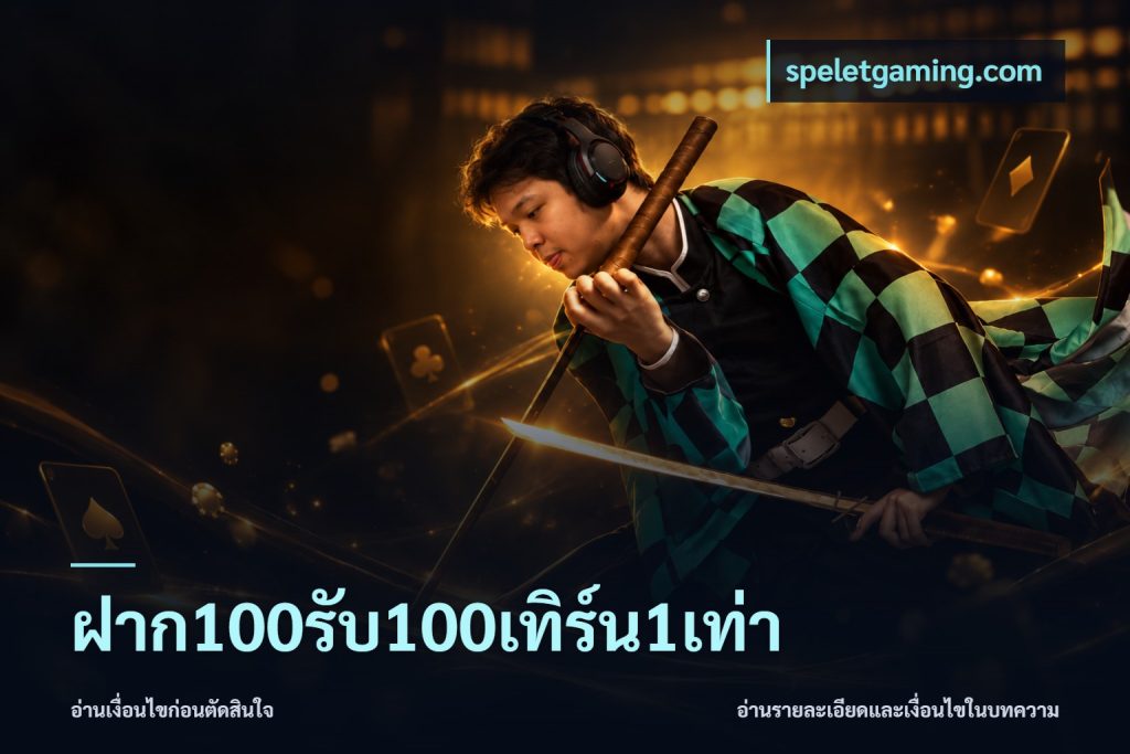 ฝาก100รับ100เทิร์น1เท่า
