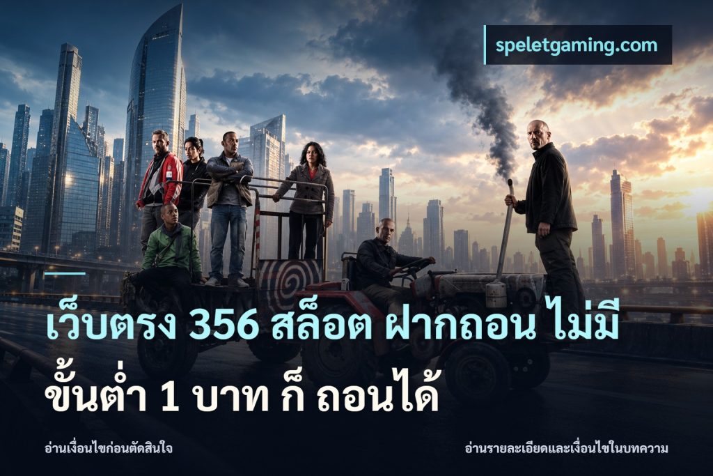 เว็บตรง 356 สล็อต ฝากถอน ไม่มี ขั้นต่ำ 1 บาท ก็ ถอนได้