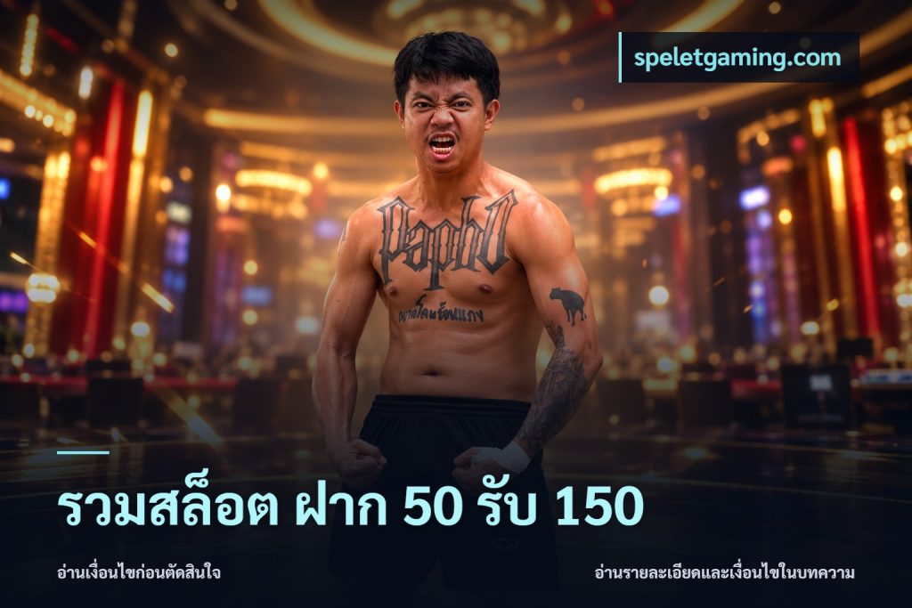 รวมสล็อต ฝาก 50 รับ 150
