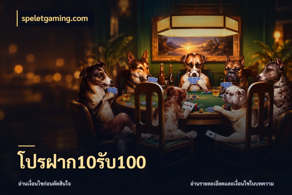 โปรฝาก10รับ100 รูปแบบโบนัสกับสิทธิ์ของสายเกม สไตล์ speletgaming.com