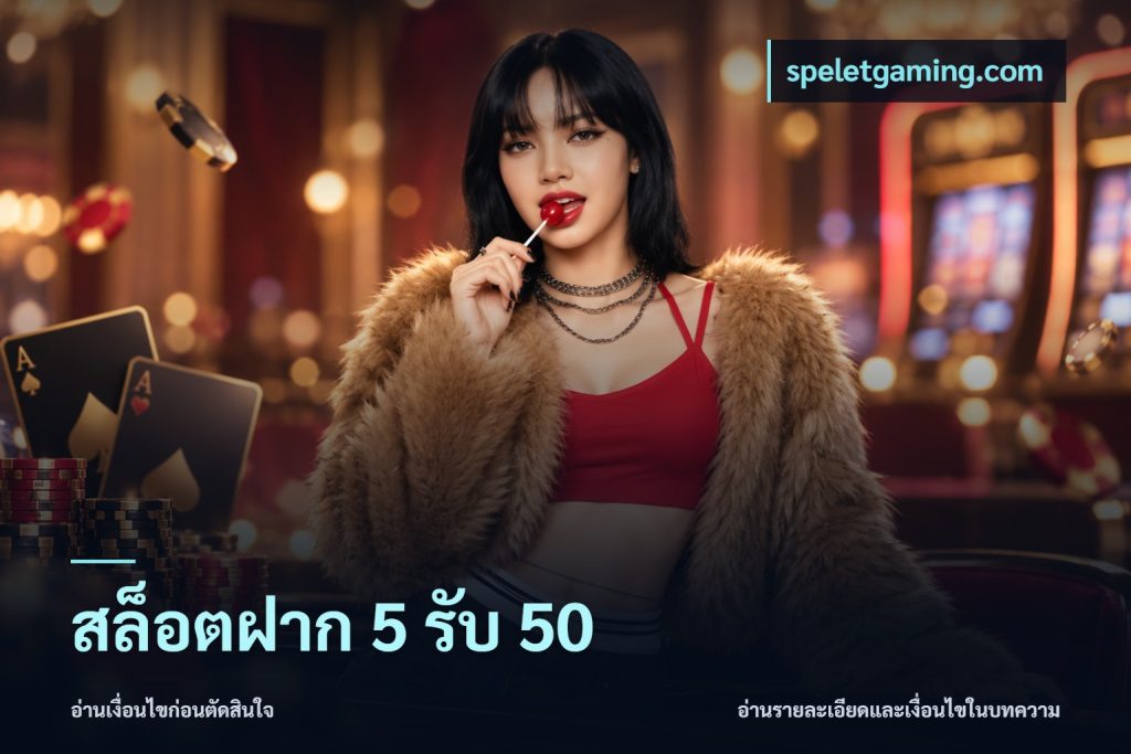 สล็อตฝาก 5 รับ 50
