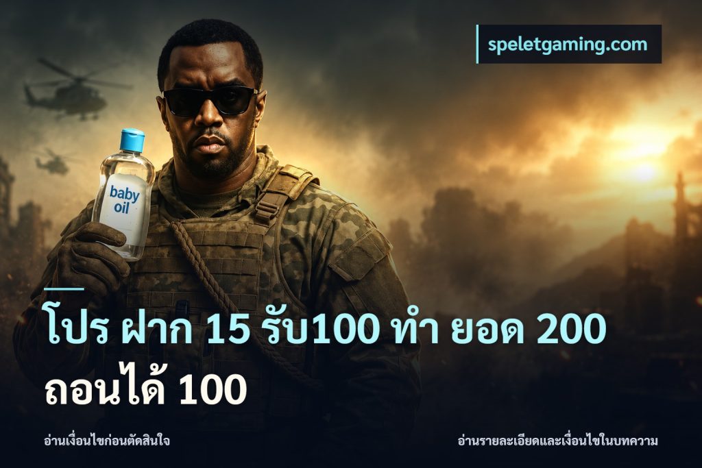โปร ฝาก 15 รับ100 ทํา ยอด 200 ถอนได้ 100