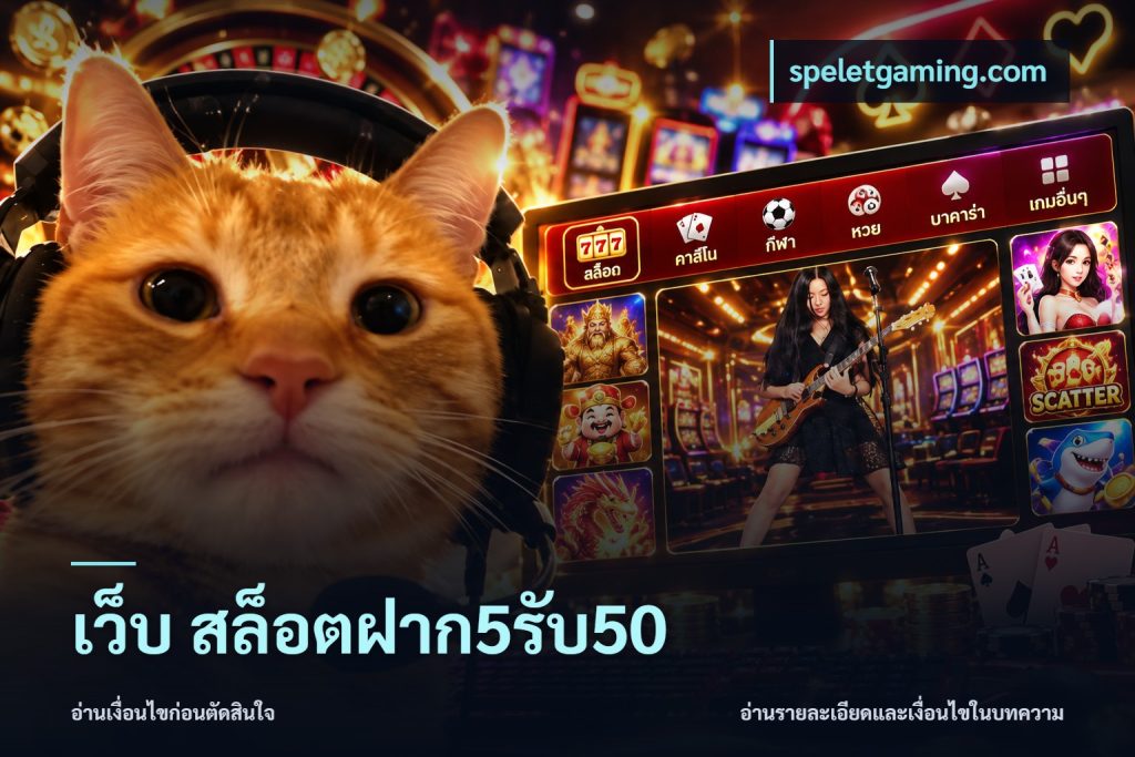 เว็บ สล็อตฝาก5รับ50