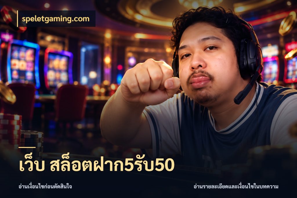 เว็บ สล็อตฝาก5รับ50 จุดเด่นของเครดิตที่คนชอบเกมอยากรู้ ในมุม speletgaming.com