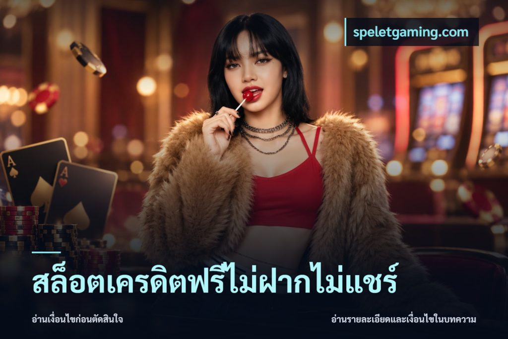 สล็อตเครดิตฟรีไม่ฝากไม่แชร์