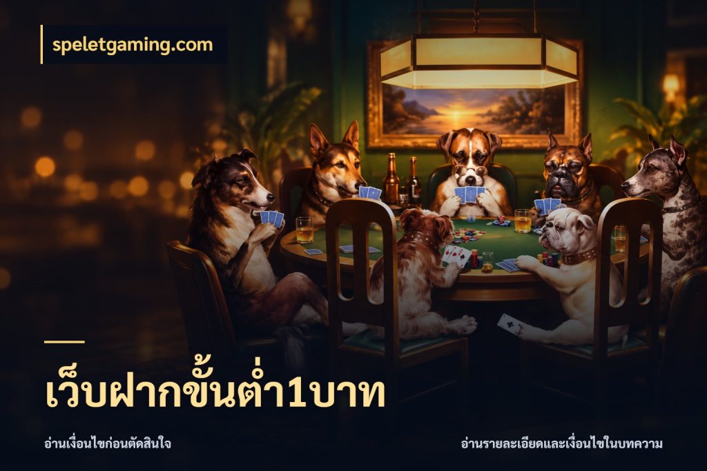 เว็บฝากขั้นต่ำ1บาท เกมที่ชอบในขอบเขตเงินของตัวเอง สไตล์ speletgaming.com