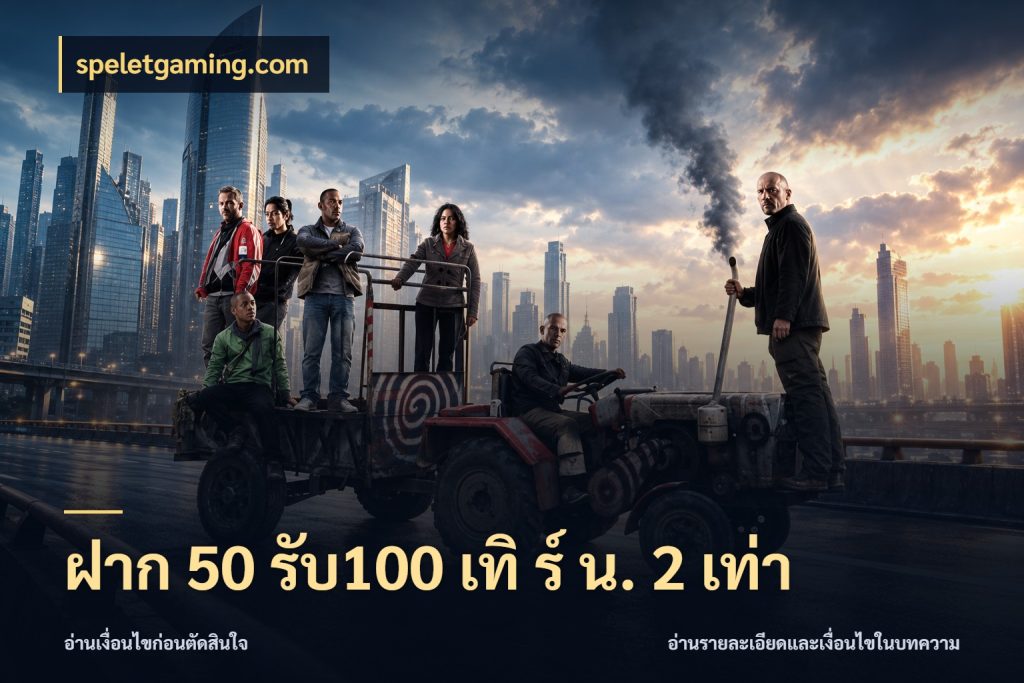 ฝาก 50 รับ100 เทิ ร์ น. 2 เท่า speletgaming.com ยอดฝากและยอดรับในมุมของคนชอบลุ้น