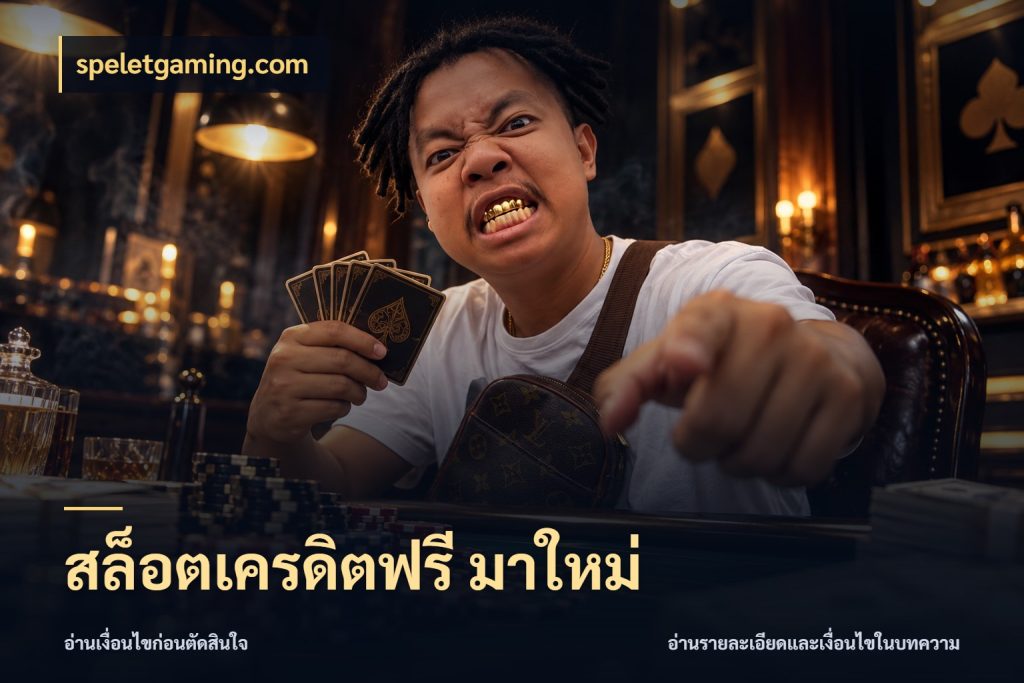สล็อตเครดิตฟรี มาใหม่ สีสันของเครดิตฟรีและเกมแนวที่ชอบ กับ speletgaming.com