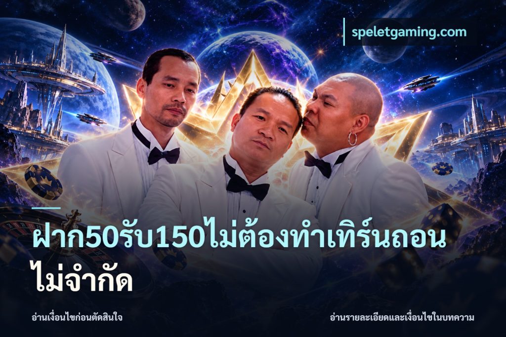 ฝาก50รับ150ไม่ต้องทําเทิร์นถอนไม่จํากัด