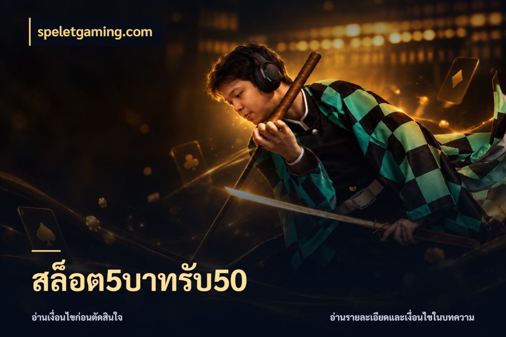สล็อต5บาทรับ50 speletgaming.com จับประเด็นยอดรับก่อนเลือกความสนุก