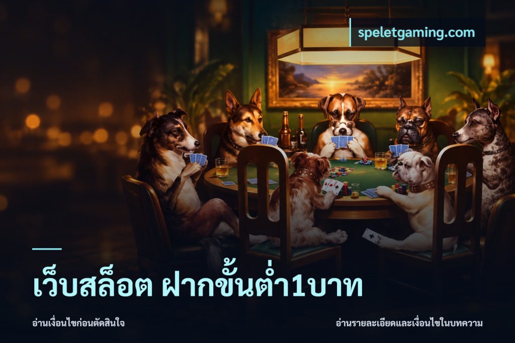 เว็บสล็อต ฝากขั้นต่ำ1บาท