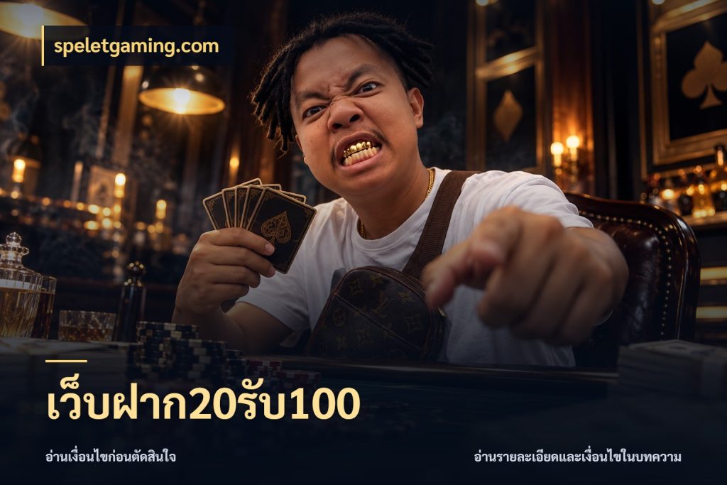 เว็บฝาก20รับ100 สายโบนัสเลือกจังหวะสนุกได้อย่างไร ในมุม speletgaming.com