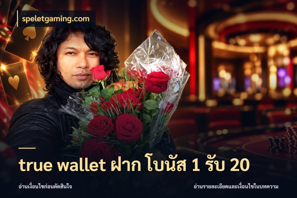 true wallet ฝาก โบนัส 1 รับ 20 เปิดมุมโปรให้เข้ากับเกมแนวโปรด ในมุม speletgaming.com