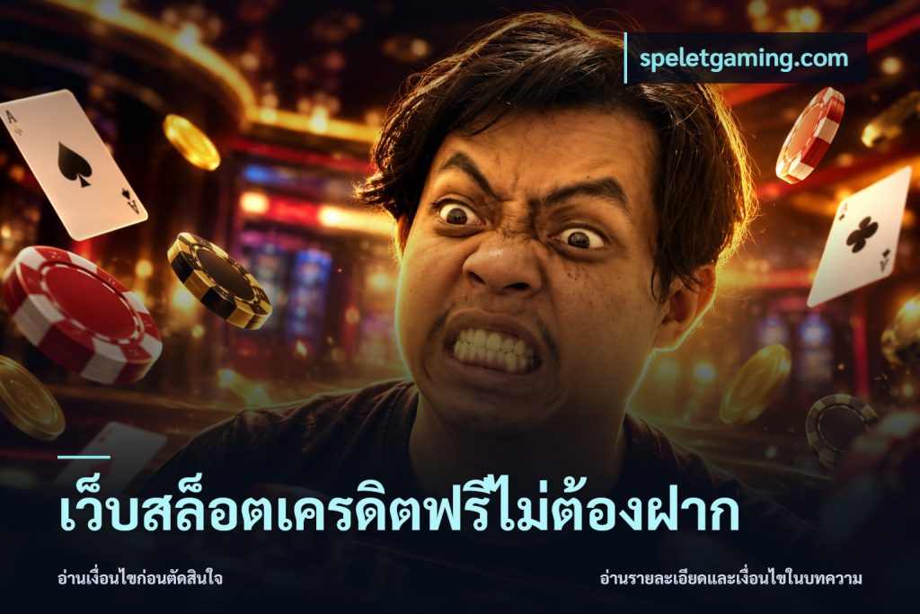 เว็บสล็อตเครดิตฟรีไม่ต้องฝาก