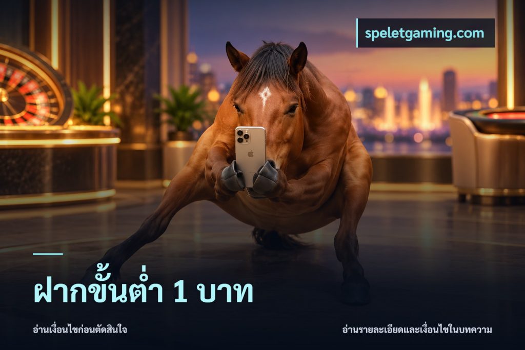 ฝากขั้นต่ำ 1 บาท