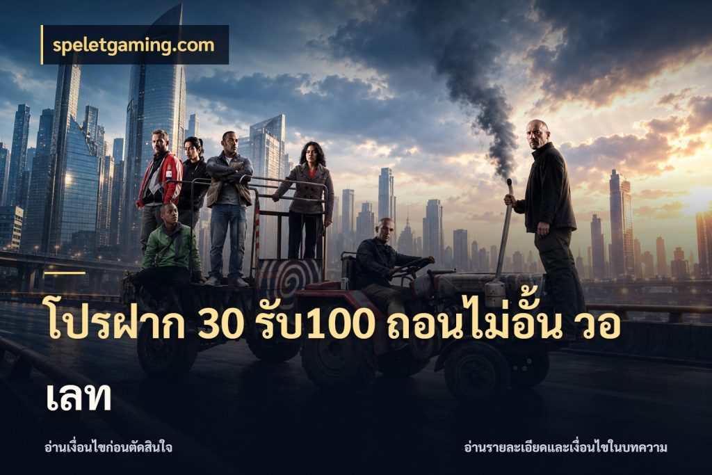 โปรฝาก 30 รับ100 ถอนไม่อั้น วอ เลท สนุกกับตัวเลือกโปรในสไตล์ของคุณ กับ speletgaming.com