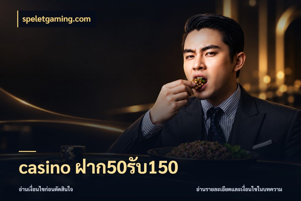 casino ฝาก50รับ150 สีสันของโปรฝากและยอดรับ ในมุม speletgaming.com