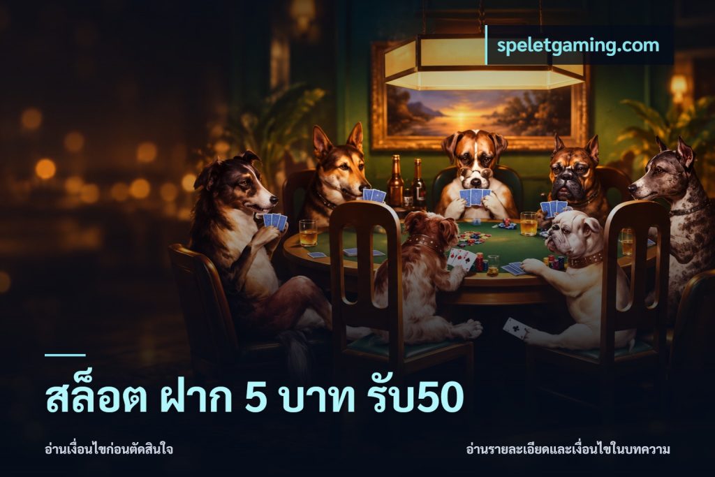 สล็อต ฝาก 5 บาท รับ50