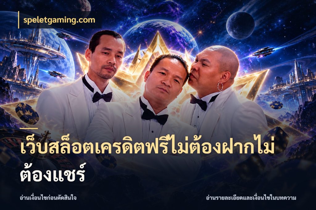 เว็บสล็อตเครดิตฟรีไม่ต้องฝากไม่ต้องแชร์ speletgaming.com สายโบนัสเลือกมุมเครดิตให้ตรงสไตล์