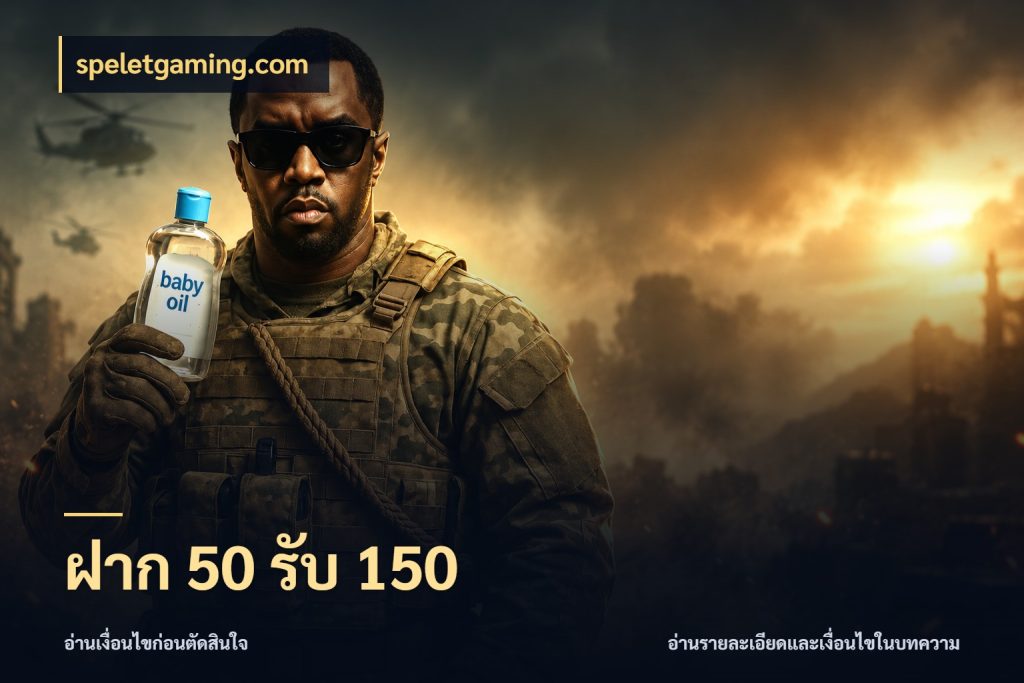 ฝาก 50 รับ 150 จุดเด่นของเครดิตที่คนชอบเกมอยากรู้ กับ speletgaming.com