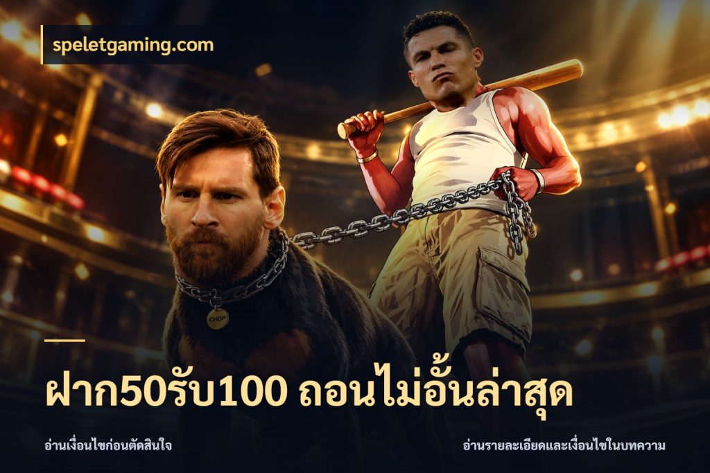 ฝาก50รับ100 ถอนไม่อั้นล่าสุด สีสันของโปรฝากและยอดรับ ในมุม speletgaming.com
