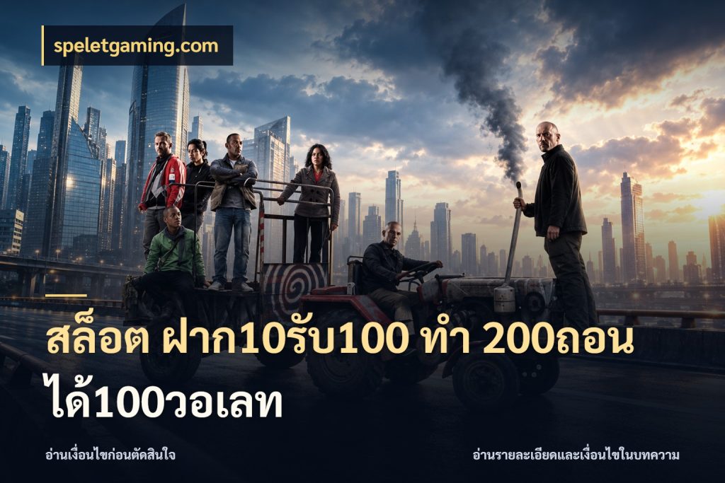 สล็อต ฝาก10รับ100 ทํา 200ถอนได้100วอเลท โปรกับเกมที่ชอบเลือกให้ตรงสไตล์ สไตล์ speletgaming.com