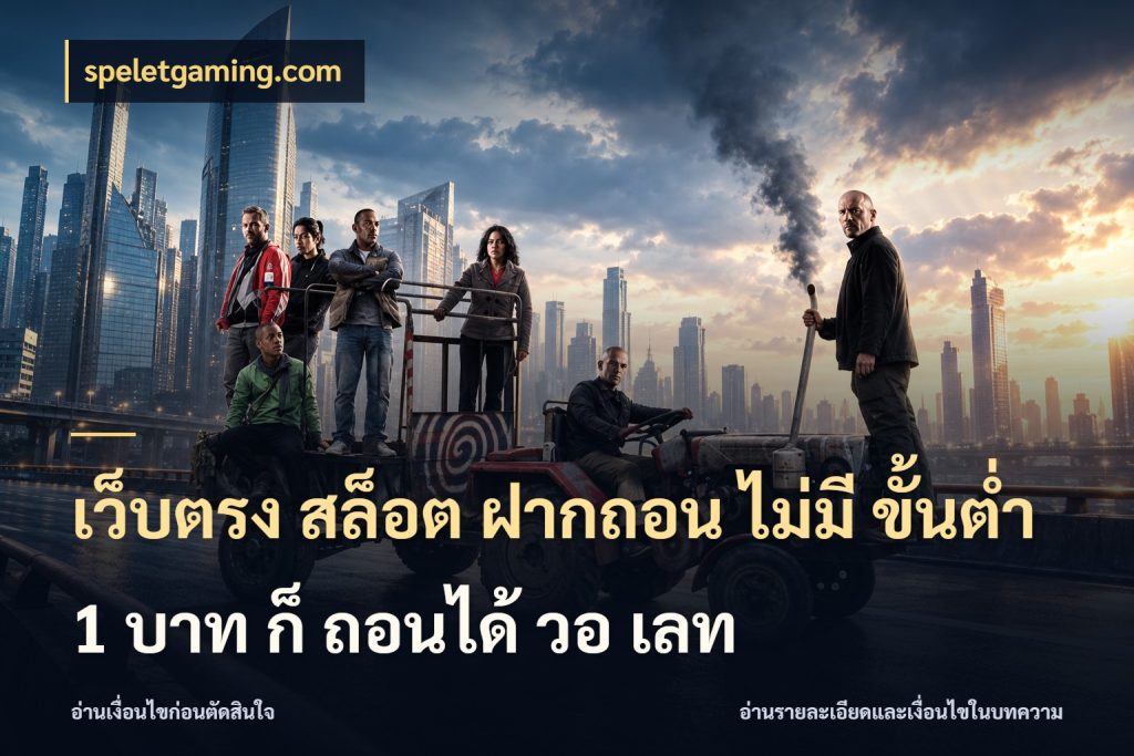 เว็บตรง สล็อต ฝากถอน ไม่มี ขั้นต่ำ 1 บาท ก็ ถอนได้ วอ เลท เกมที่ชอบในขอบเขตเงินของตัวเอง กับ speletgaming.com