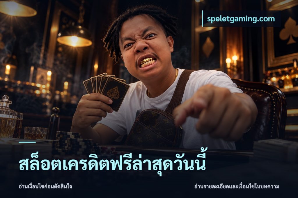 สล็อตเครดิตฟรีล่าสุดวันนี้