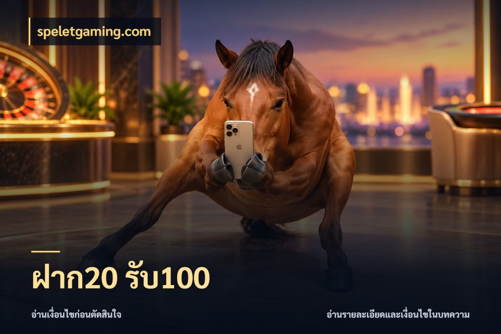 ฝาก20 รับ100 speletgaming.com เปิดมุมโปรให้เข้ากับเกมแนวโปรด