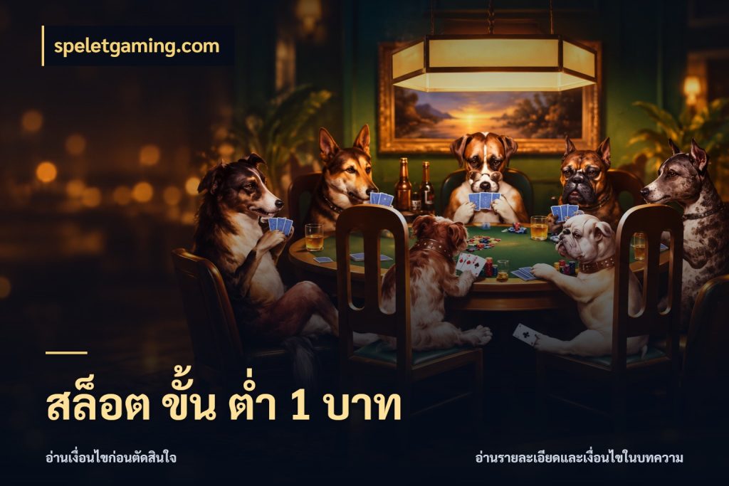 สล็อต ขั้น ต่ํา 1 บาท เลือกสไตล์จากยอดและรูปแบบที่ตรงใจ กับ speletgaming.com