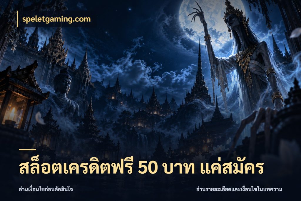สล็อตเครดิตฟรี 50 บาท แค่สมัคร จากชื่อเครดิตฟรีสู่ความสนุกที่เข้าใจได้ ในมุม speletgaming.com