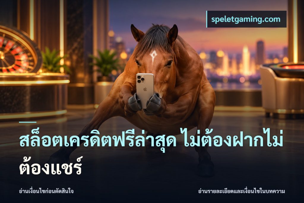 สล็อตเครดิตฟรีล่าสุด ไม่ต้องฝากไม่ต้องแชร์