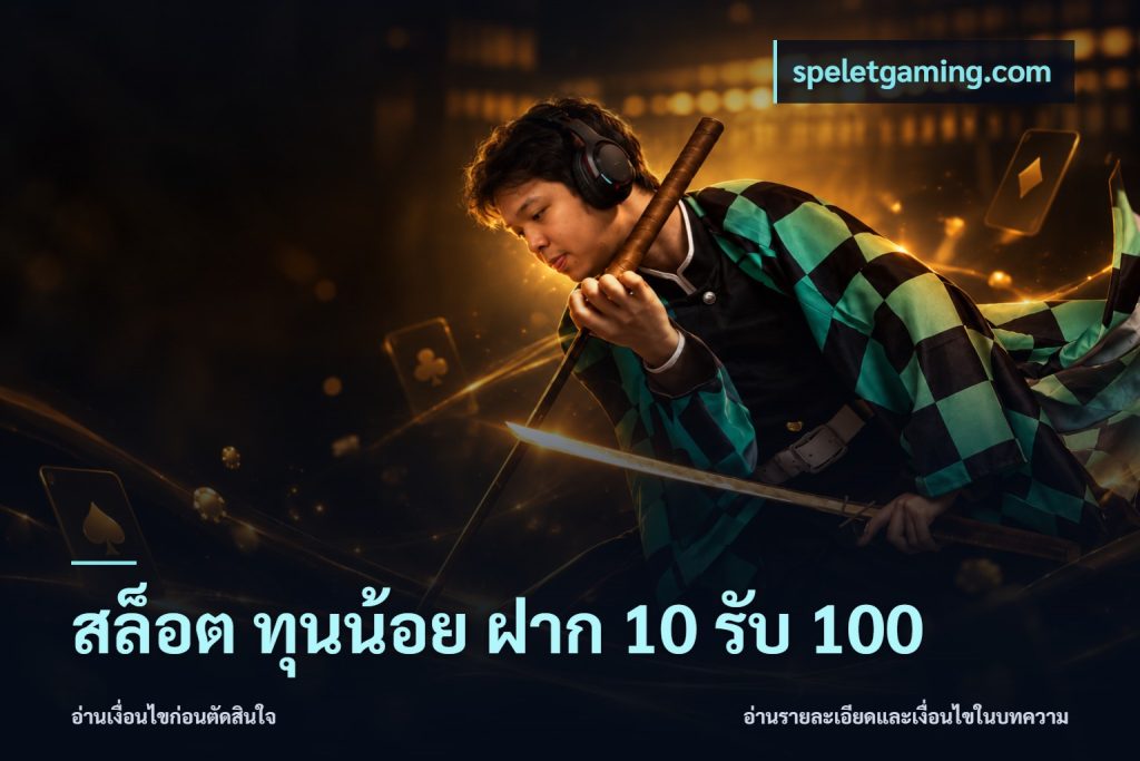 สล็อต ทุนน้อย ฝาก 10 รับ 100