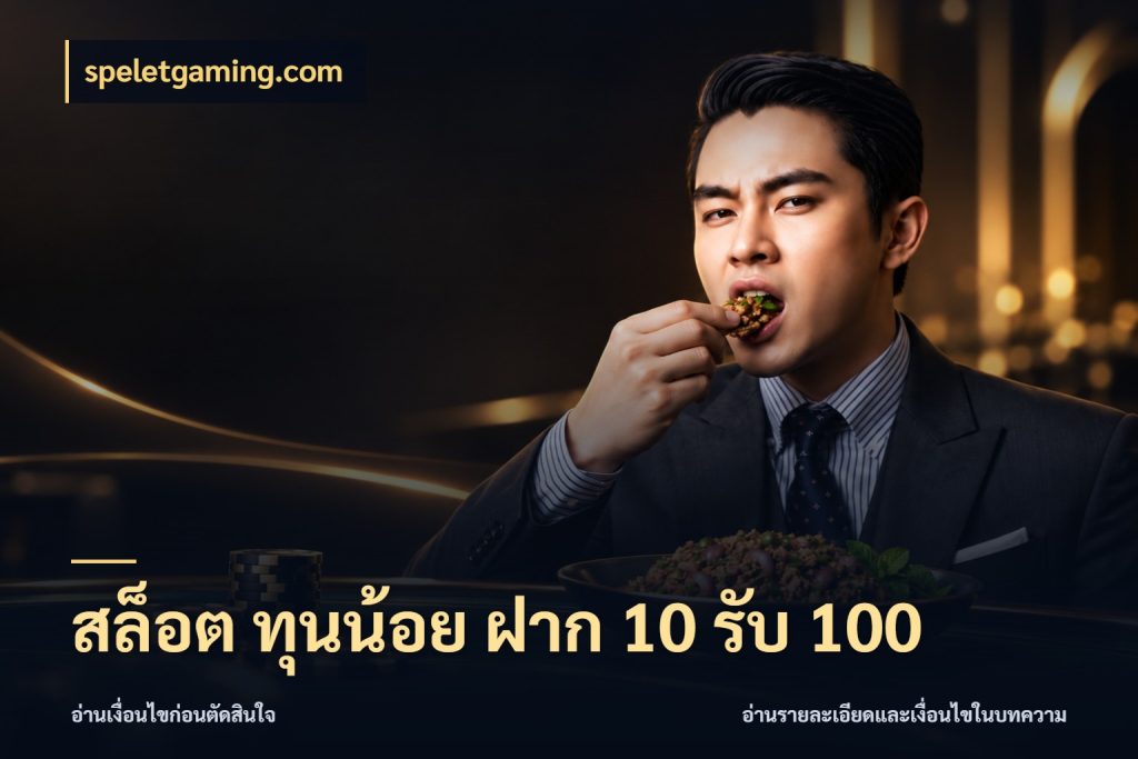 สล็อต ทุนน้อย ฝาก 10 รับ 100 รูปแบบโบนัสกับสิทธิ์ของสายเกม กับ speletgaming.com
