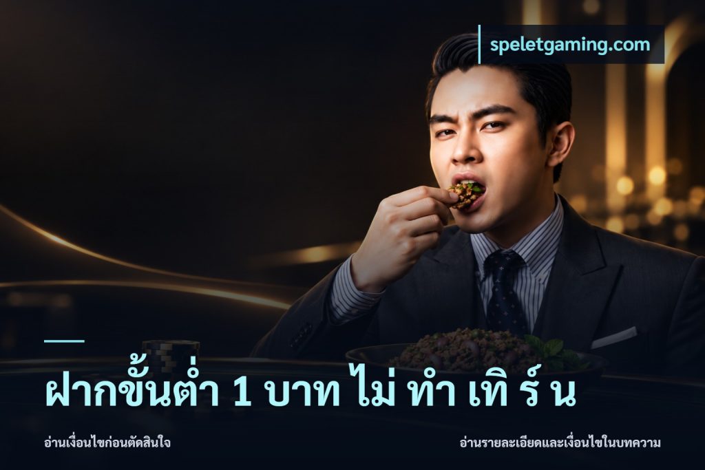 ฝากขั้นต่ำ 1 บาท ไม่ ทำ เทิ ร์ น