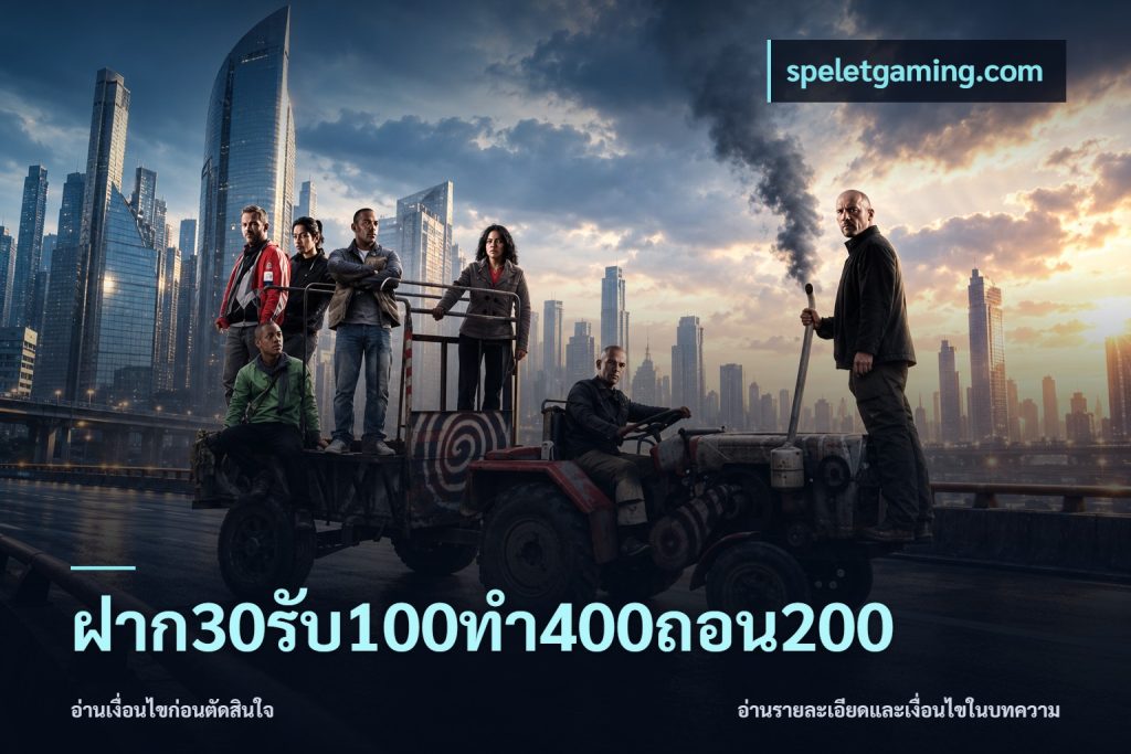 ฝาก30รับ100ทํา400ถอน200