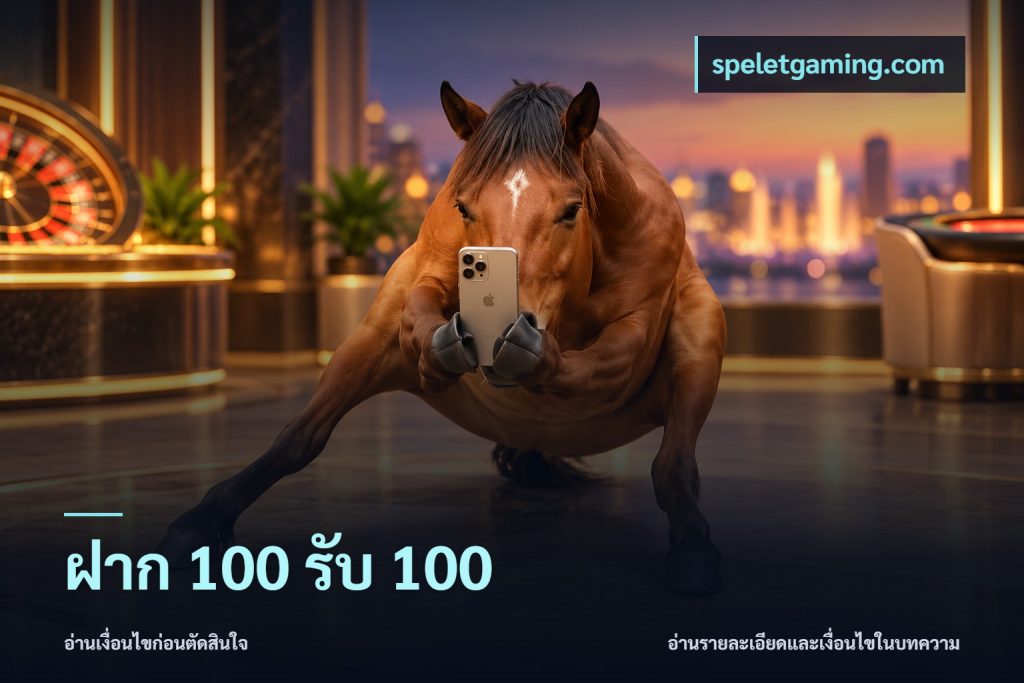 ฝาก 100 รับ 100