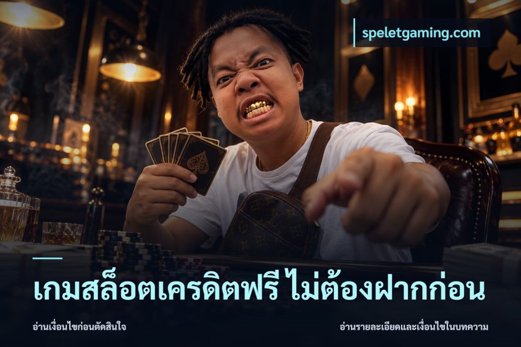 เกมสล็อตเครดิตฟรี ไม่ต้องฝากก่อน