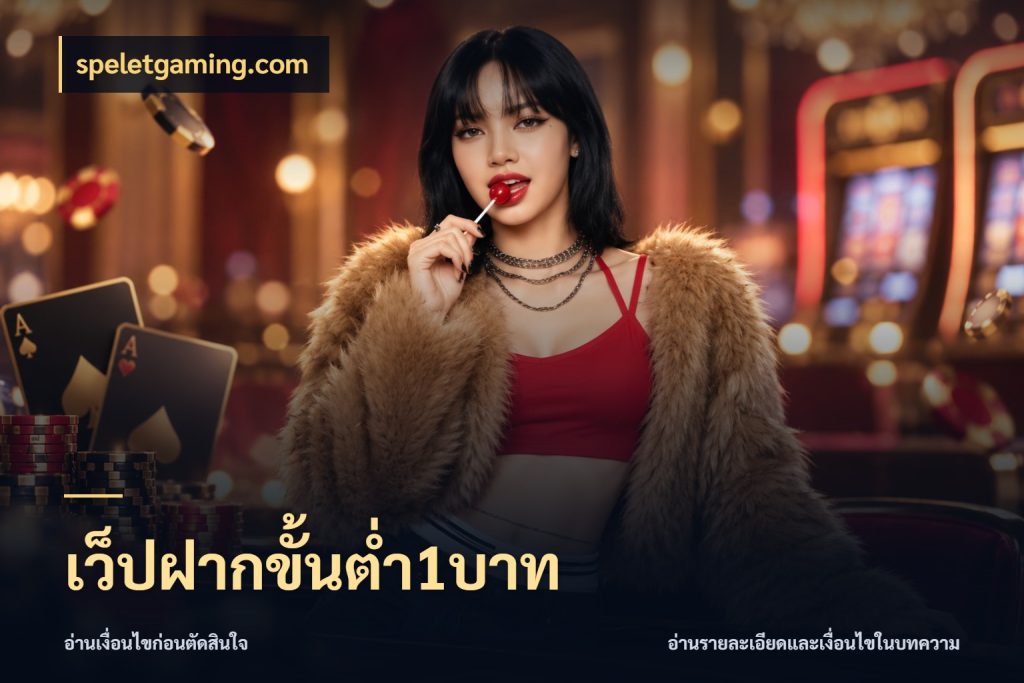 เว็ปฝากขั้นต่ำ1บาท จัดจังหวะสนุกให้เข้ากับงบที่ตั้งไว้ ในมุม speletgaming.com