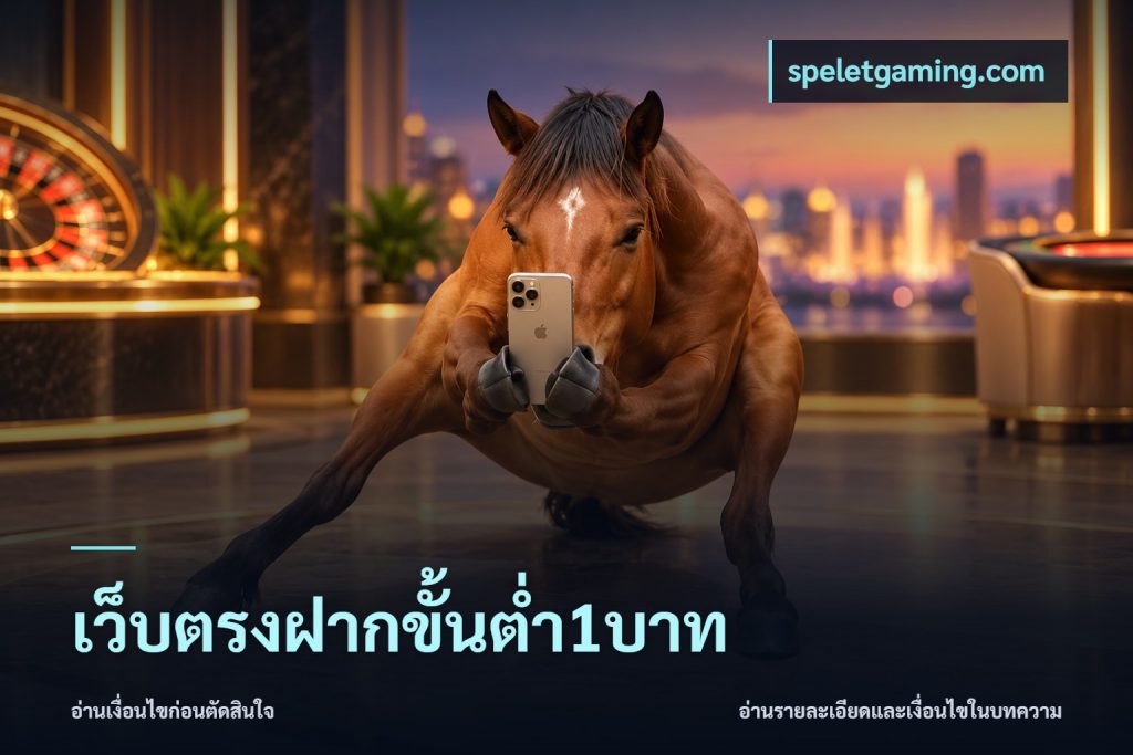 เว็บตรงฝากขั้นต่ำ1บาท