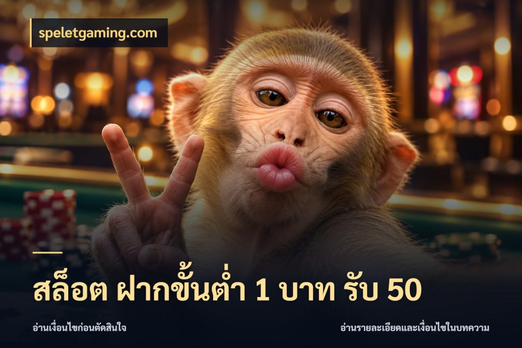 สล็อต ฝากขั้นต่ำ 1 บาท รับ 50 speletgaming.com ยอดฝากและยอดรับในมุมของคนชอบลุ้น