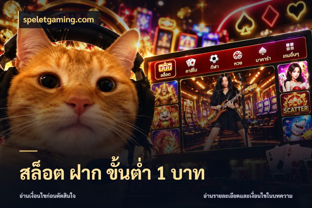 สล็อต ฝาก ขั้นต่ำ 1 บาท speletgaming.com มุมสนุกของคนที่กำหนดขอบเขตตัวเอง