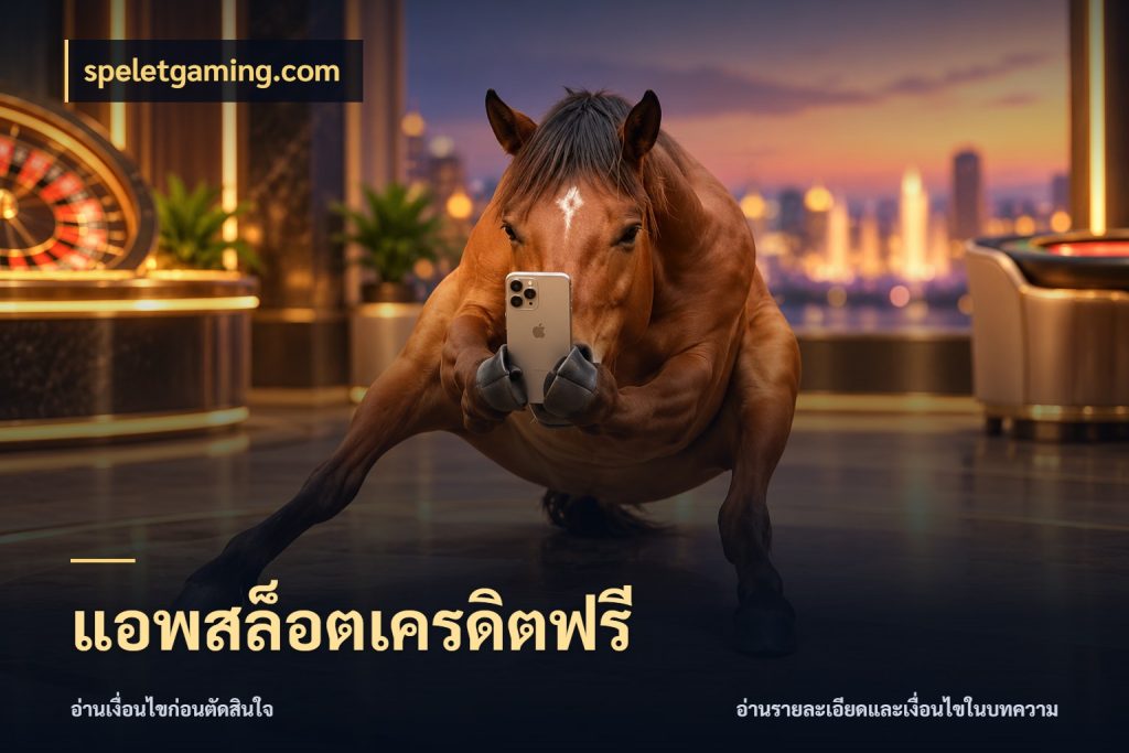 แอพสล็อตเครดิตฟรี เครดิตฟรีในมุมที่สายโบนัสสนใจ กับ speletgaming.com