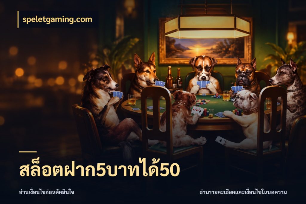 สล็อตฝาก5บาทได้50 สนุกกับตัวเลือกโปรในสไตล์ของคุณ สไตล์ speletgaming.com