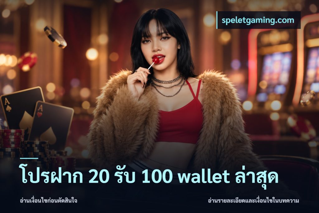 โปรฝาก 20 รับ 100 wallet ล่าสุด