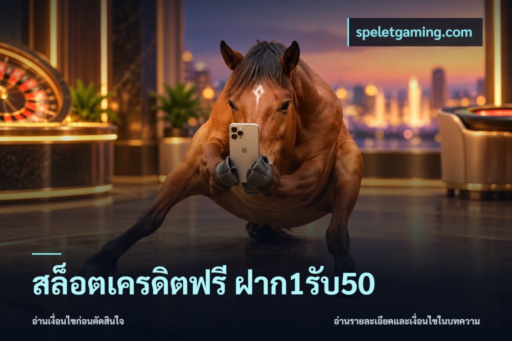 สล็อตเครดิตฟรี ฝาก1รับ50