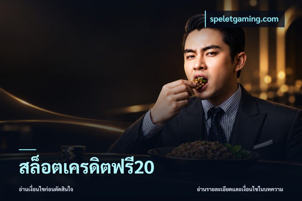 สล็อตเครดิตฟรี20