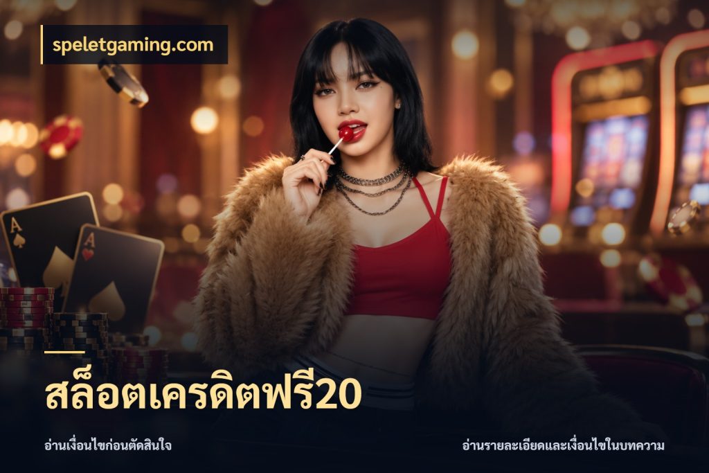 สล็อตเครดิตฟรี20 เครดิตฟรีกับจังหวะลุ้นที่คุณเลือก ในมุม speletgaming.com