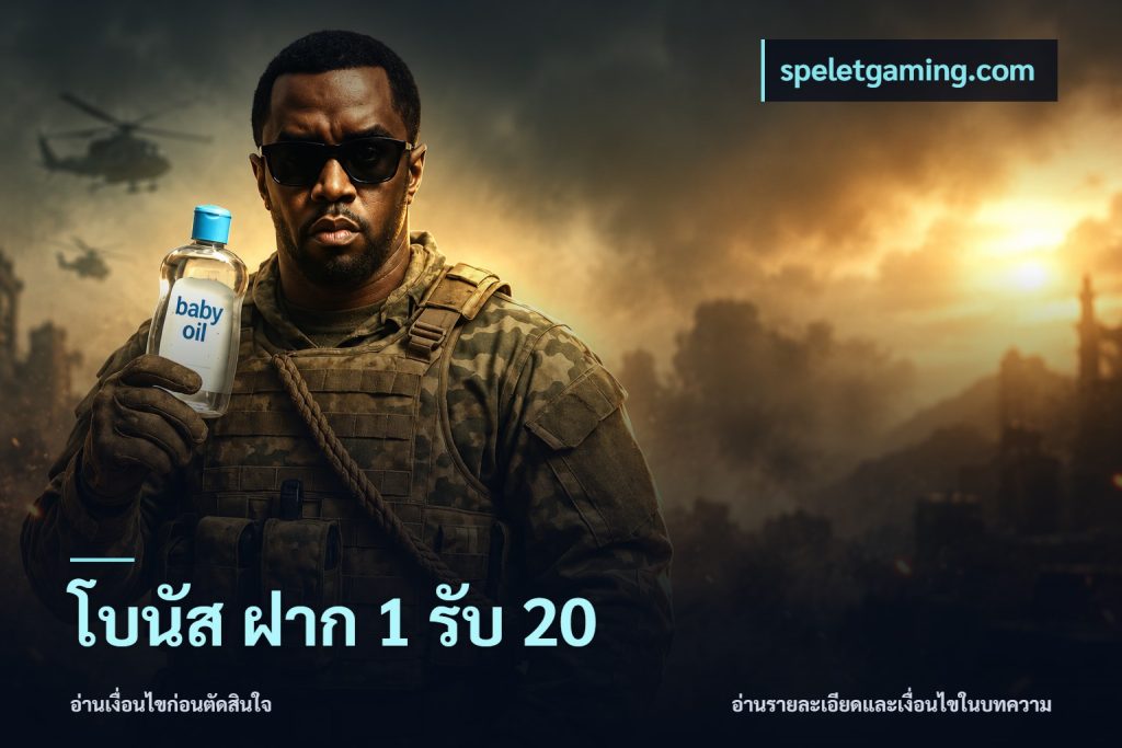 โบนัส ฝาก 1 รับ 20